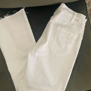 Mother Jeans sz 28 Hustler ankle fray